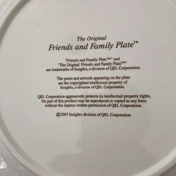 Friends and Family Serving Plate - Multicolor - Picture 3 of 3